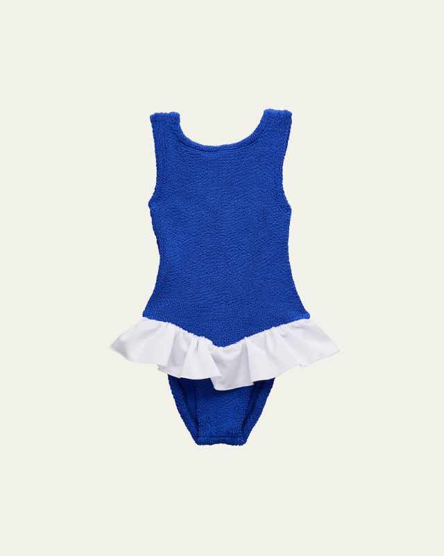 Girl's Denise Crinkle One-Piece Swimsuit